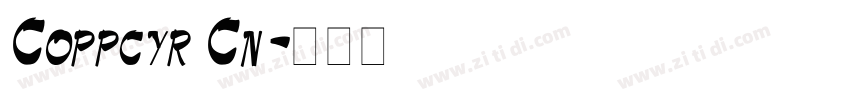Coppcyr Cn字体转换